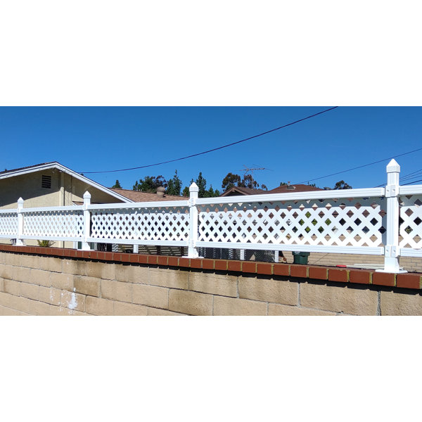 SnapFence® 48 Ft. X 16 In. Privacy Lattice Fence Toppers Wayfair